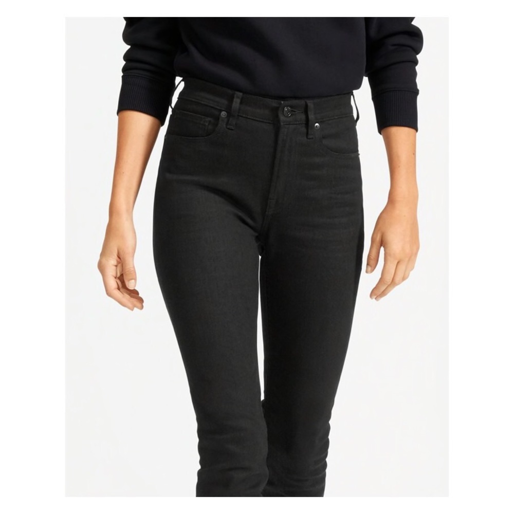 Black Everlane Skinny High Rise Jeans